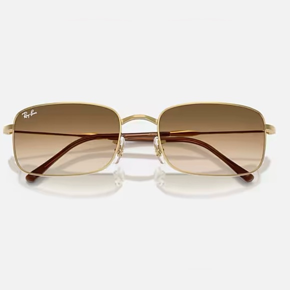 New Ray-Ban 3746 Elegant Gold Frame Sunglasses, Brown Lenses & Case
 56 20 145 main image 6